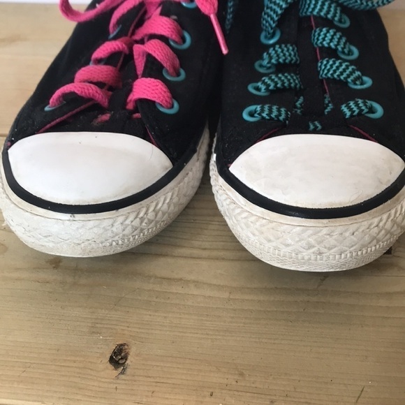 Converse All Star Oxford Loopholes Girls Canvas Shoes size 13 - Picture 3 of 9